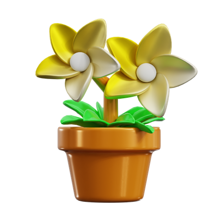 Plumeria  3D Icon