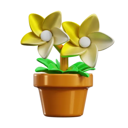 Plumeria  3D Icon