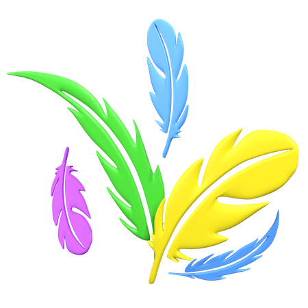 Plumes de carnaval  3D Icon