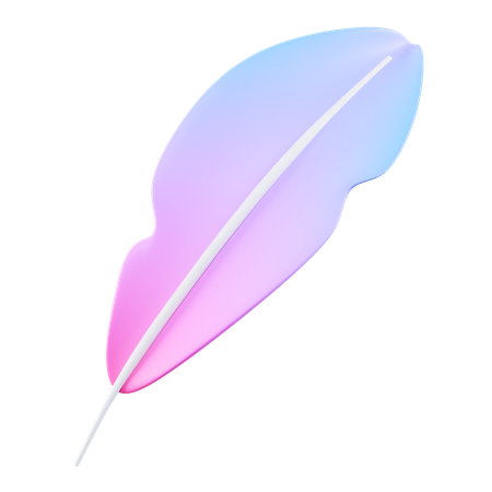 Plumes de couleur  3D Icon