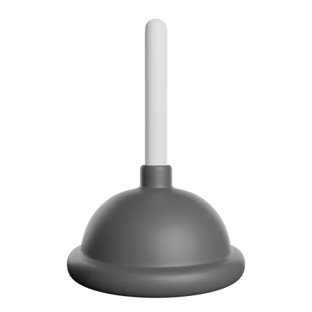 Plunger Sweep Toilet 3D Icon