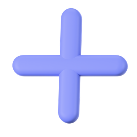 Plus  3D Icon
