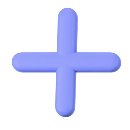 Plus  3D Icon
