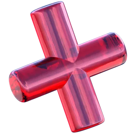 Plus  3D Icon