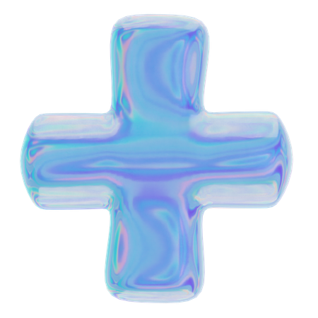 Plus  3D Icon