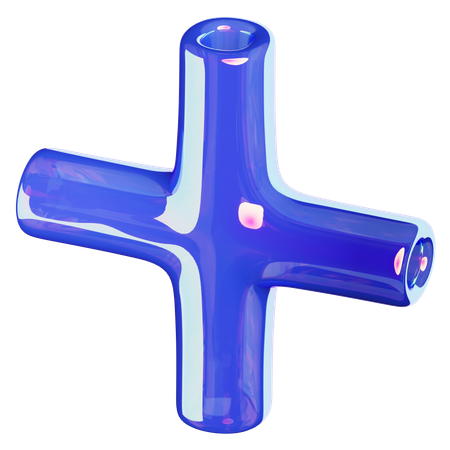 Plus  3D Icon