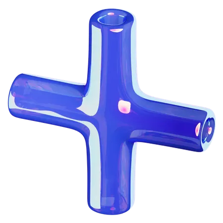 Plus  3D Icon