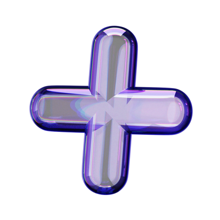 Plus  3D Icon