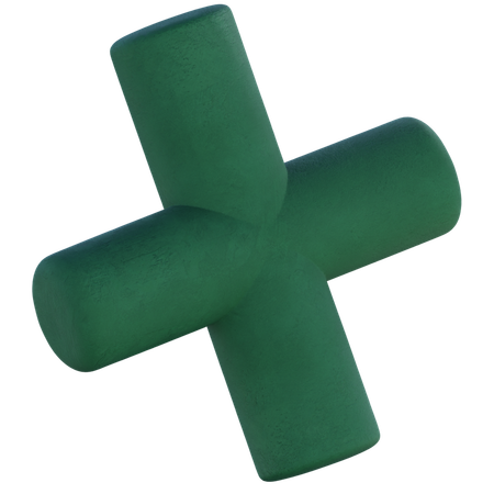 Plus abstrakt  3D Icon