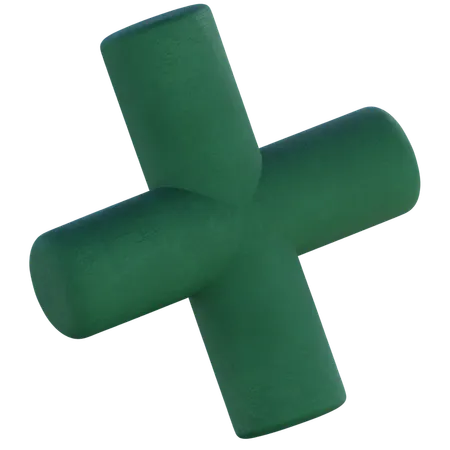 Plus abstrakt  3D Icon