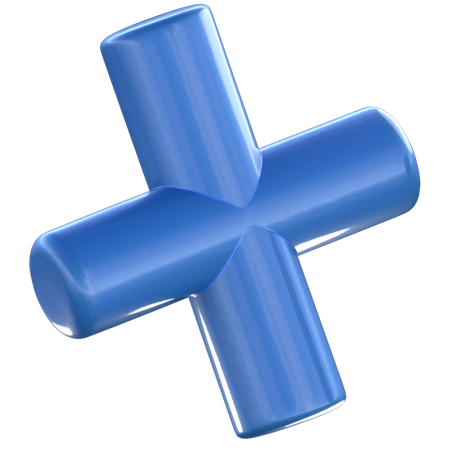 Plus abstrakt  3D Icon