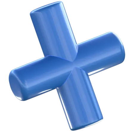 Plus abstrakt  3D Icon