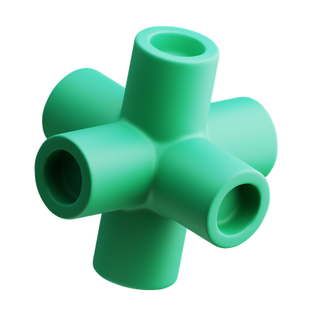 Plus Abstract  3D Icon