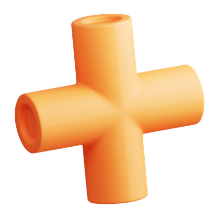 Plus Abstract  3D Icon