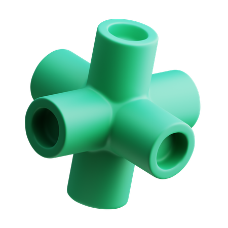 Plus Abstract  3D Icon