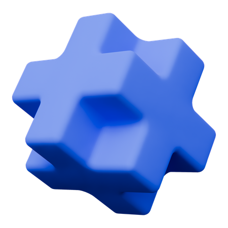 Plus Abstract Shapes  3D Icon
