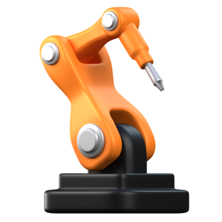 Além de braço robótico com chave de fenda  3D Icon