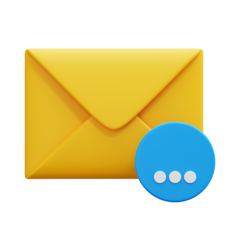 Plus d'emails  3D Icon