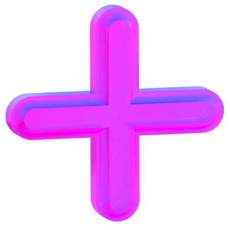 Plus-Form  3D Icon
