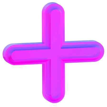 Plus-Form  3D Icon