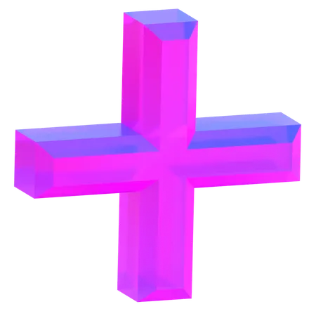 Plus-Form  3D Icon
