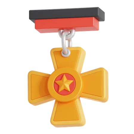 Plus medal  3D Icon