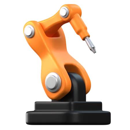 Plus Screwdriver Robotic Arm  3D Icon