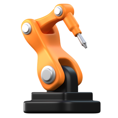 Plus Screwdriver Robotic Arm  3D Icon