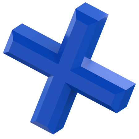Plus Shape  3D Icon