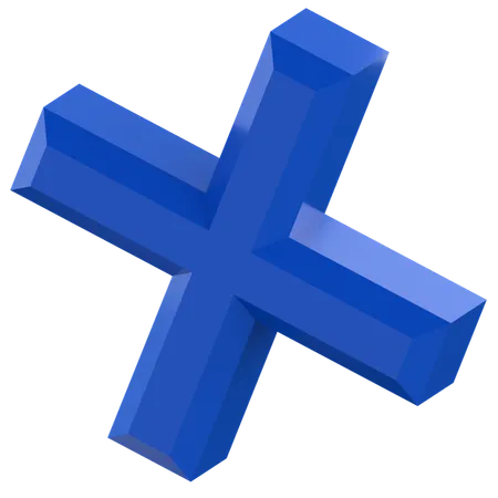 Plus Shape  3D Icon