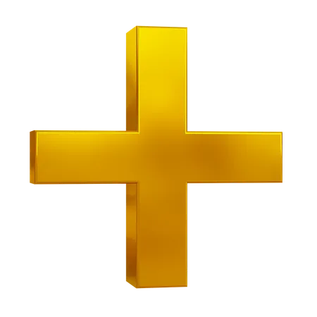 Golden Signs And Symbols 3D Icon