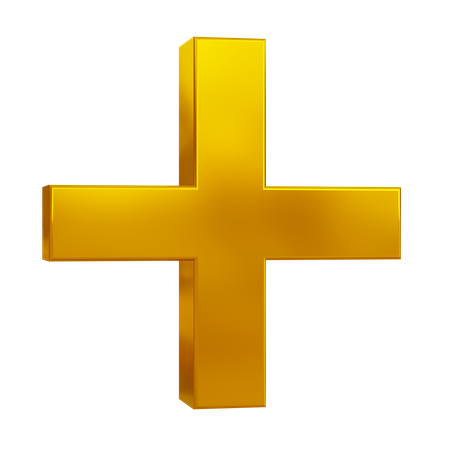 Plus Sign  3D Icon