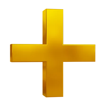 Plus Sign  3D Icon