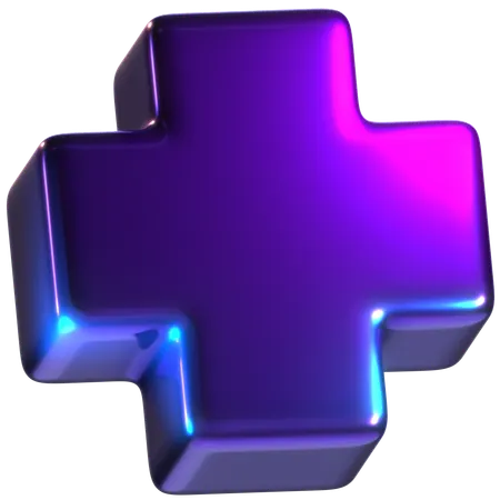 Plus sign  3D Icon