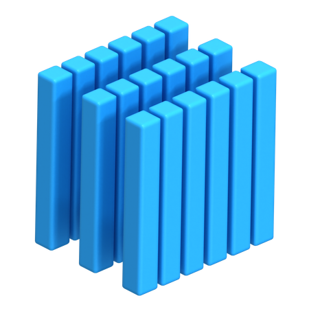 Plusieurs cubes  3D Icon