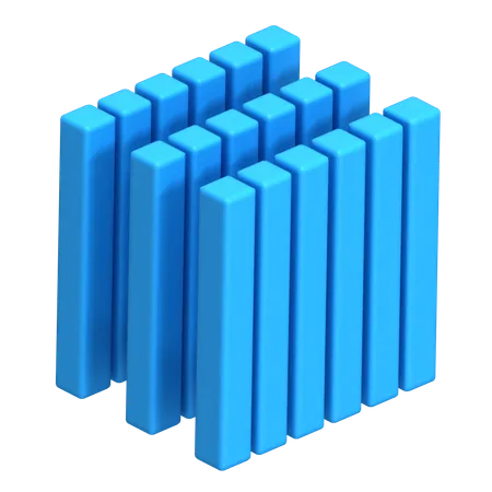 Plusieurs cubes  3D Icon