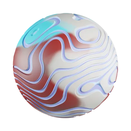 Plutón  3D Icon