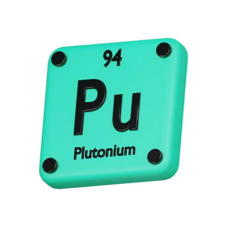 Plutonio  3D Icon