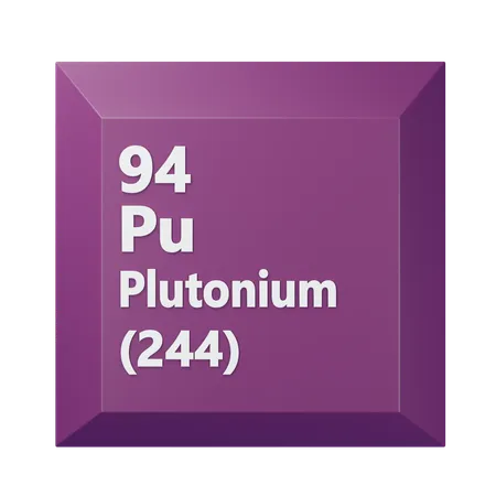 Plutonio  3D Icon