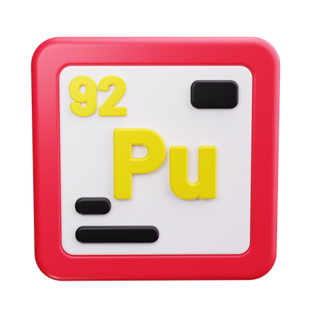 Plutonio  3D Icon