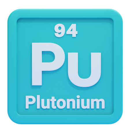 Plutonio  3D Icon