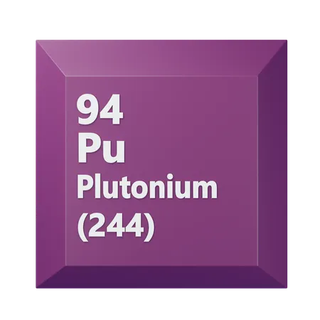 Plutonium  3D Icon