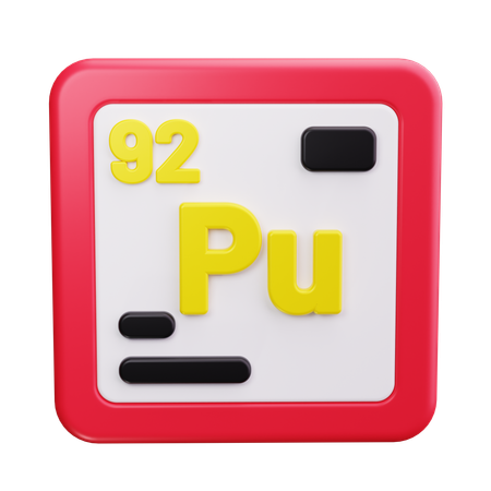 Plutonium  3D Icon