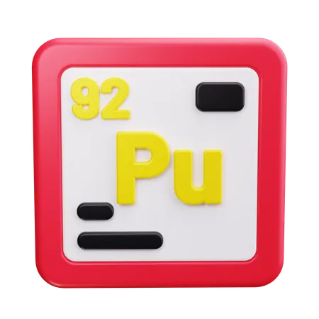 Plutonium  3D Icon