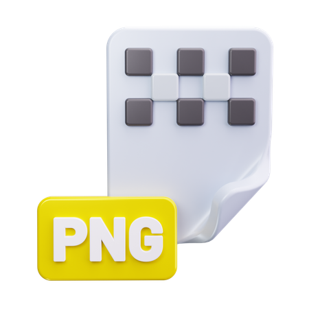 PNG-Dateiformat  3D Icon