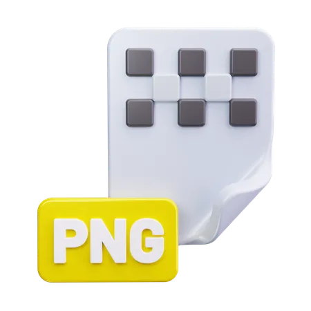 PNG-Dateiformat  3D Icon