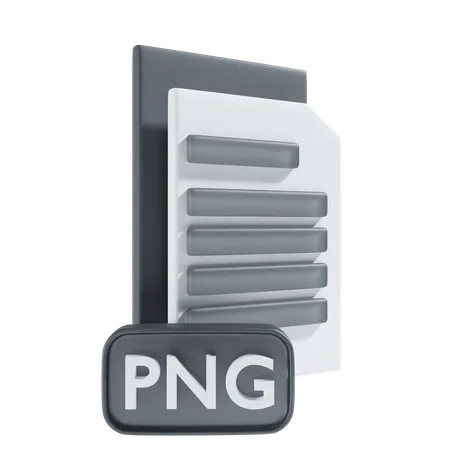 Png File Icon 3 D Illustration 3D Icon