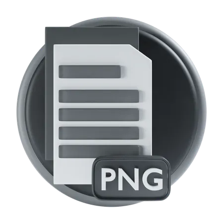 Png File Icon 3 D Illustration 3D Icon