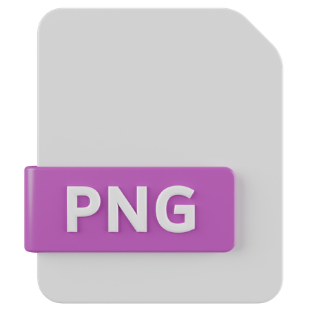 PNG File 3D Icon
