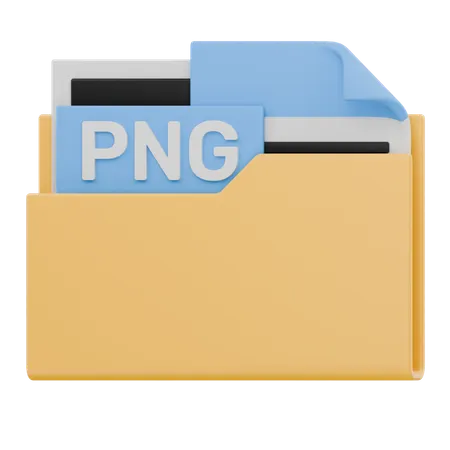 PNGファイルフォルダ  3D Icon